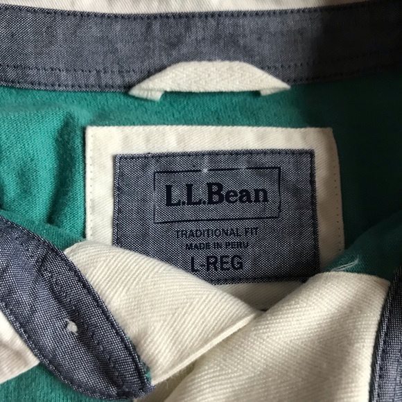 Sold❌ Vintage LL Bean Long sleeve Polo - Men’s - Picture 3 of 7